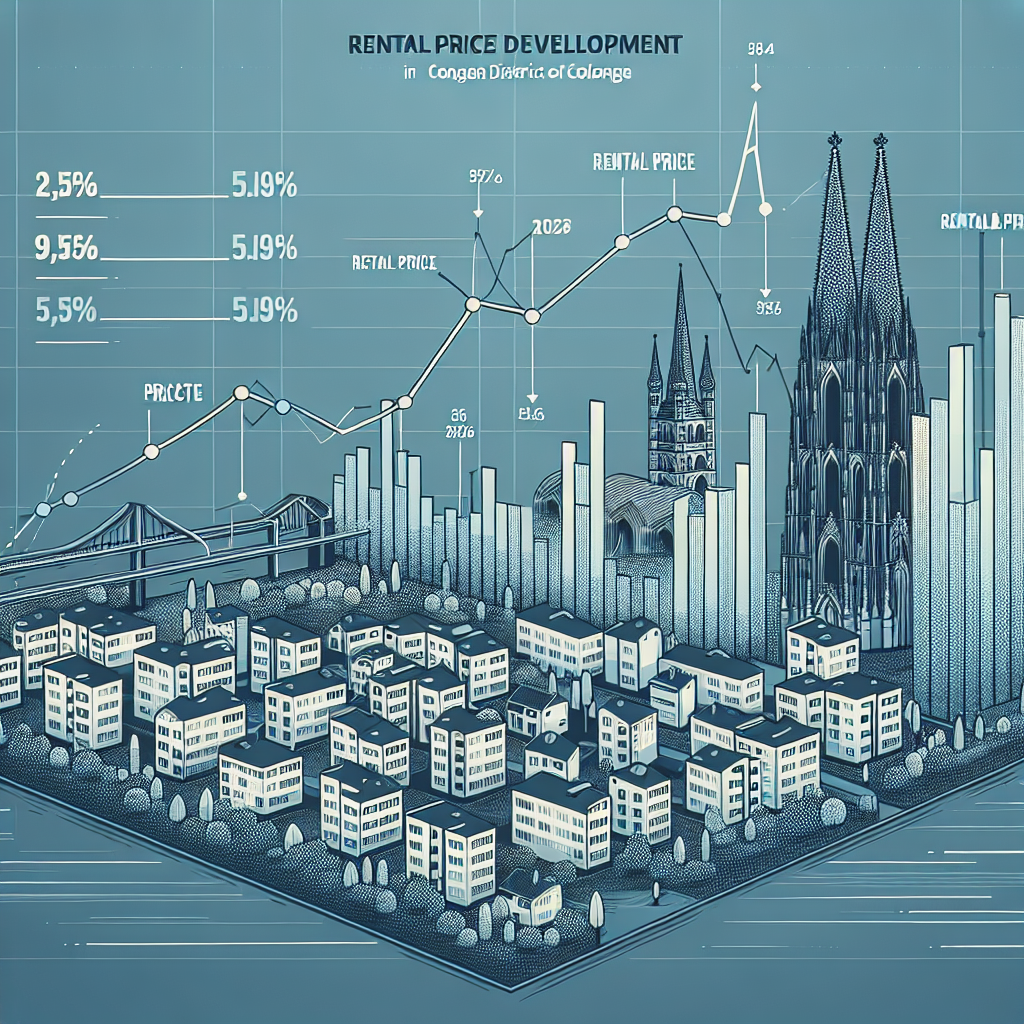 Mietspiegelentwicklung Köln Ensen vs. städtischer Durchschnitt 5 Jahre